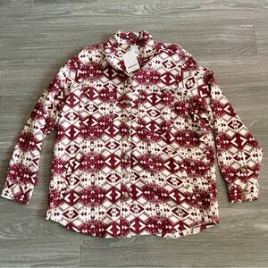 Ariat Fillmore Shirt Jacket Shacket Southwest Print Womens Size XXL NEW